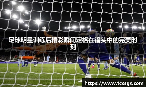 足球明星训练后精彩瞬间定格在镜头中的完美时刻
